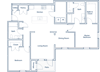 2 bedroom floor plan 2 bedroom floor plan 1187 square feet